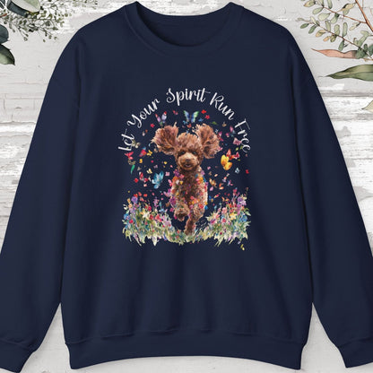 Cavapoo/Cavoodle Let your spirit run free, Sweatshirt