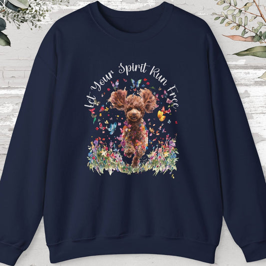 Cavapoo/Cavoodle Let your spirit run free, Sweatshirt