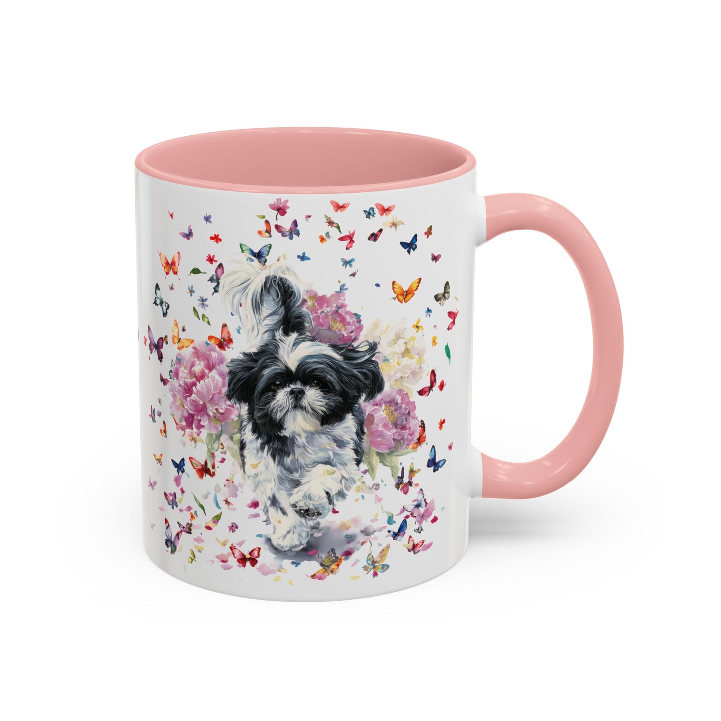 Shih Tzu #4 Personalized Accent Mugs, 11oz