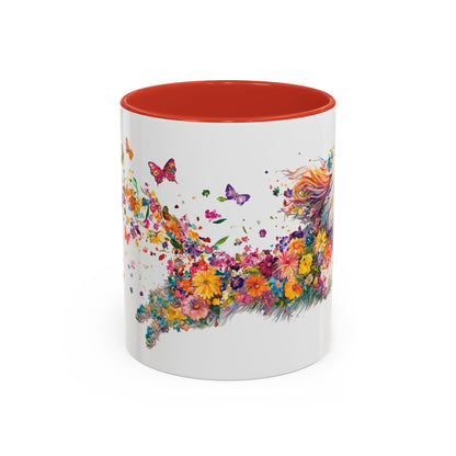 Shih Tzu Personalized Accent Mugs, 11oz
