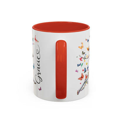 Greyhound #5 Personalized Accent Mugs, 11oz