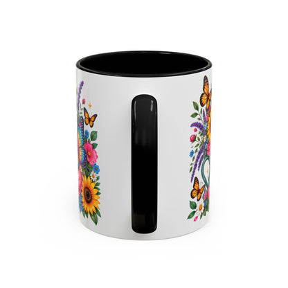 My beautiful wife, 11oz  accent mug