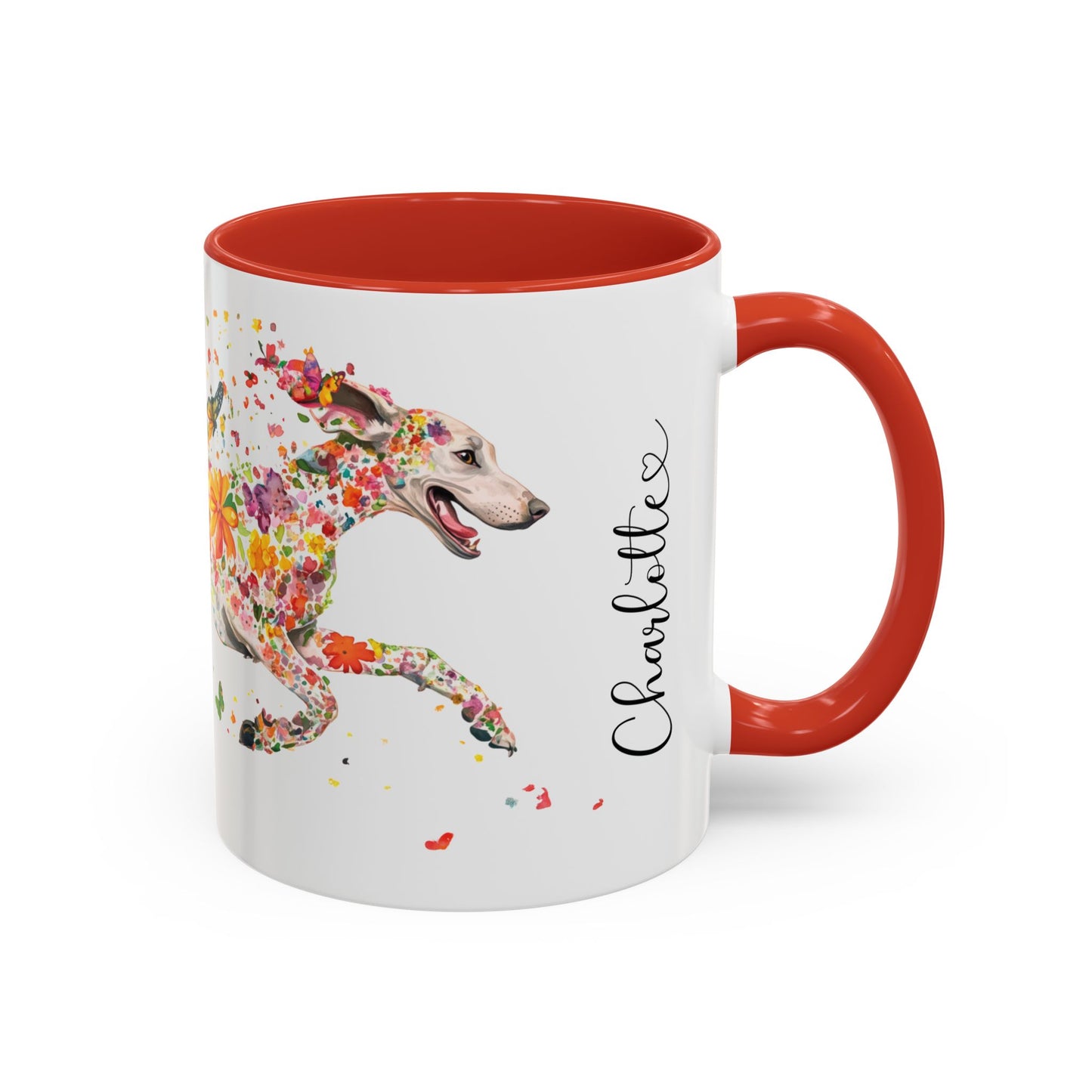 Weimaraner Personalized Accent Mugs, 11oz