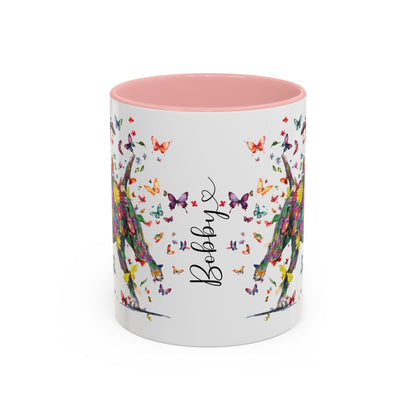 Boxer #2 Personalized Accent Mugs, 11oz