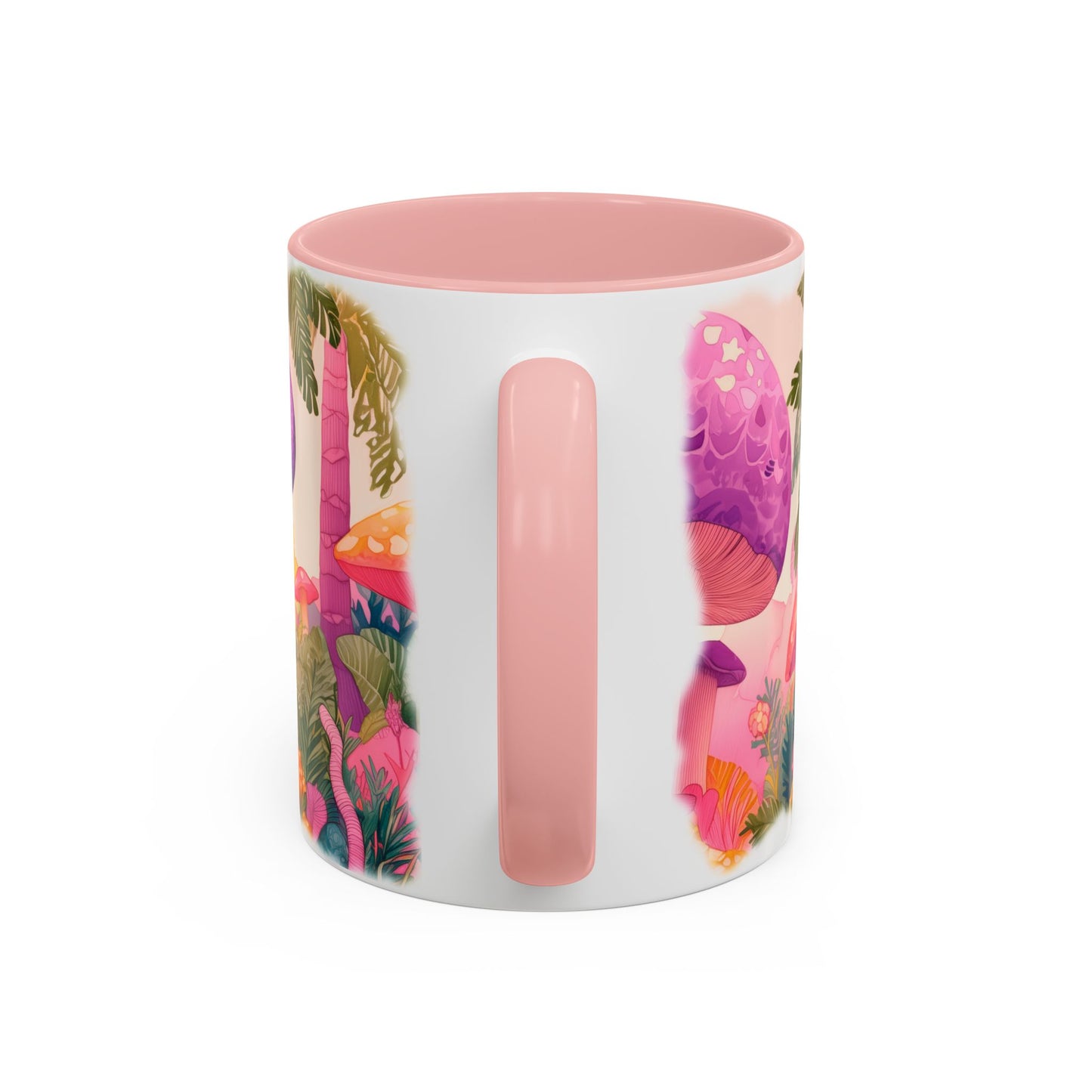 Purple Snake Personalized Accent Mugs, 11oz