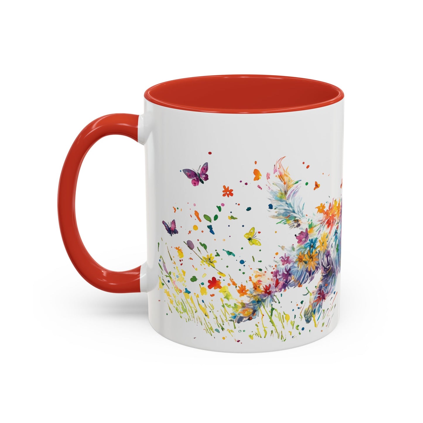 West Highland Terrier Personalized Accent Mugs, 11oz
