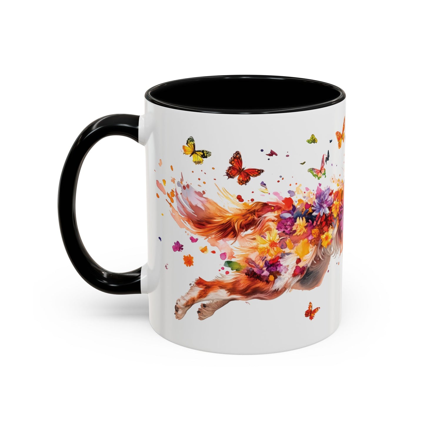 Border Collie Red Merle, Personalized Accent Mugs, 11oz