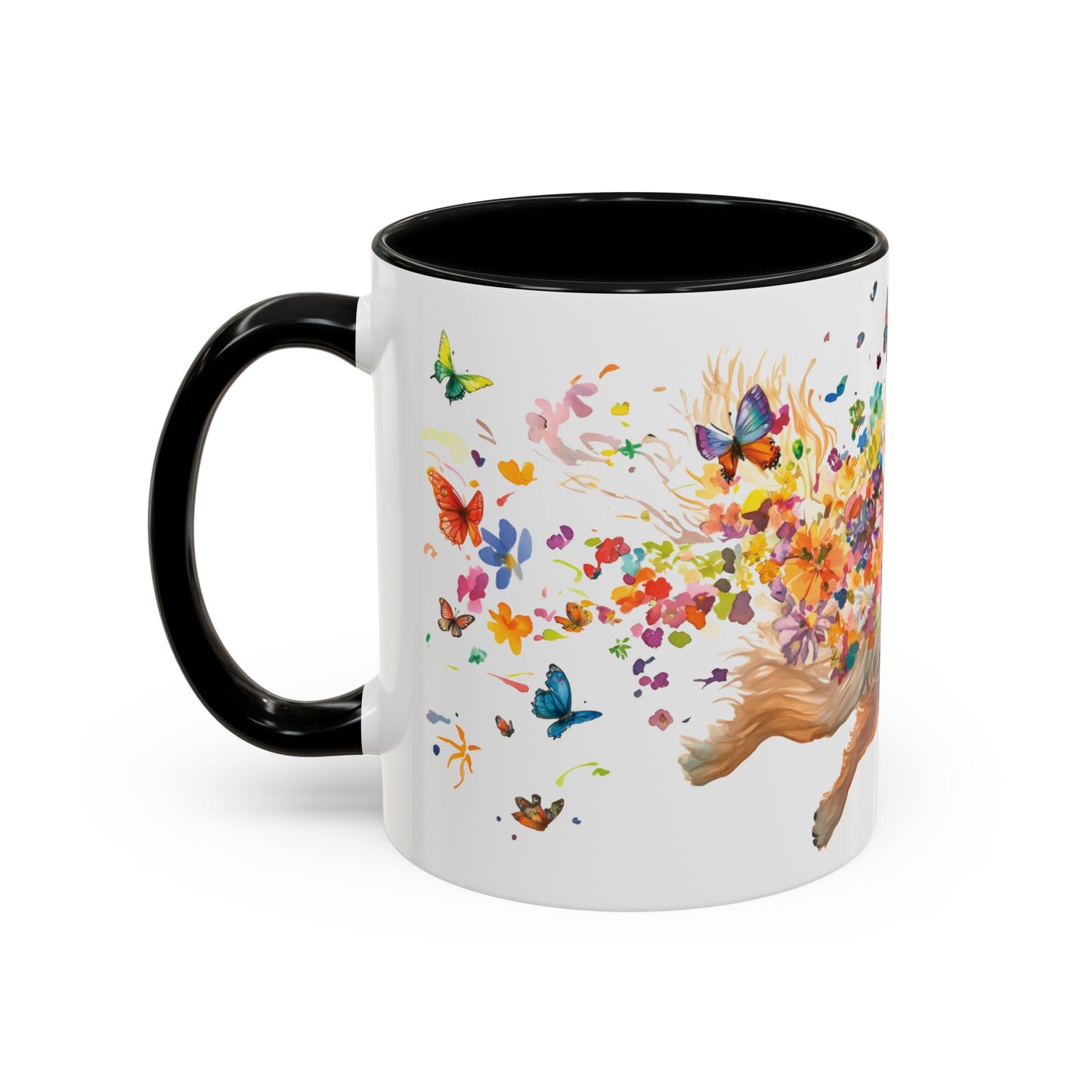 Peekingese Personalized Accent Mugs, 11oz