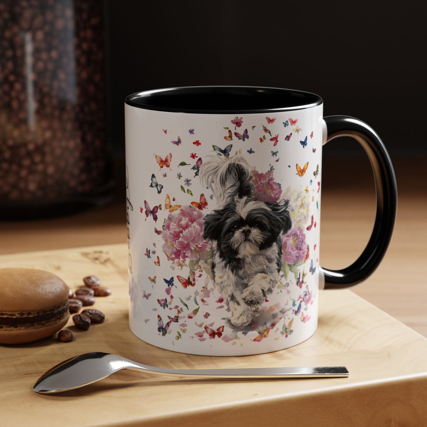 Shih Tzu #4 Personalized Accent Mugs, 11oz