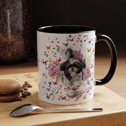 Shih Tzu #4 Personalized Accent Mugs, 11oz