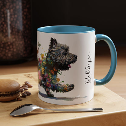Cairn Terrier #2 Personalized Accent Mugs, 11oz