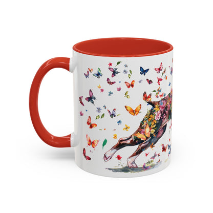 Boston Terrier #4, Personalized Accent Mugs, 11oz