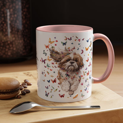 Shih Tzu #1 Personalized Accent Mugs, 11oz