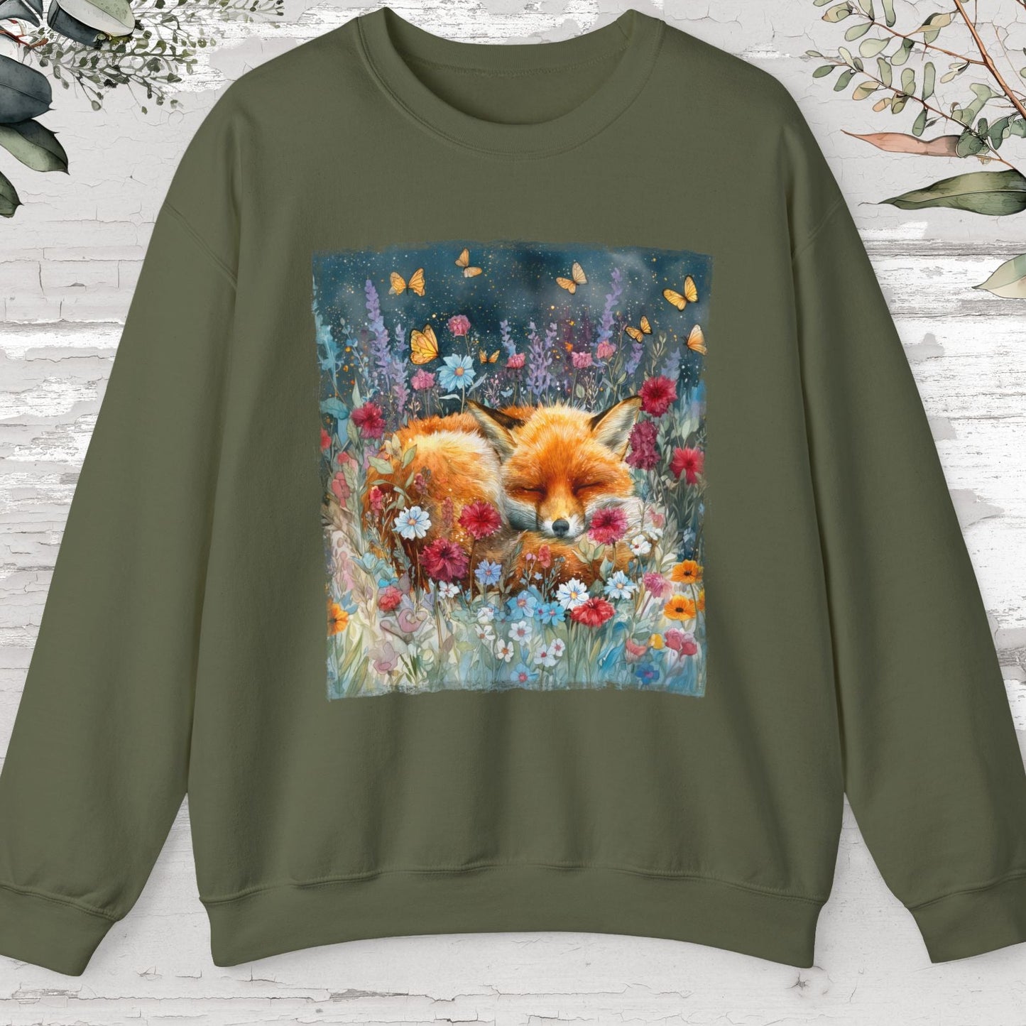 Fox sleeping #3 Unisex Sweat Shirt.