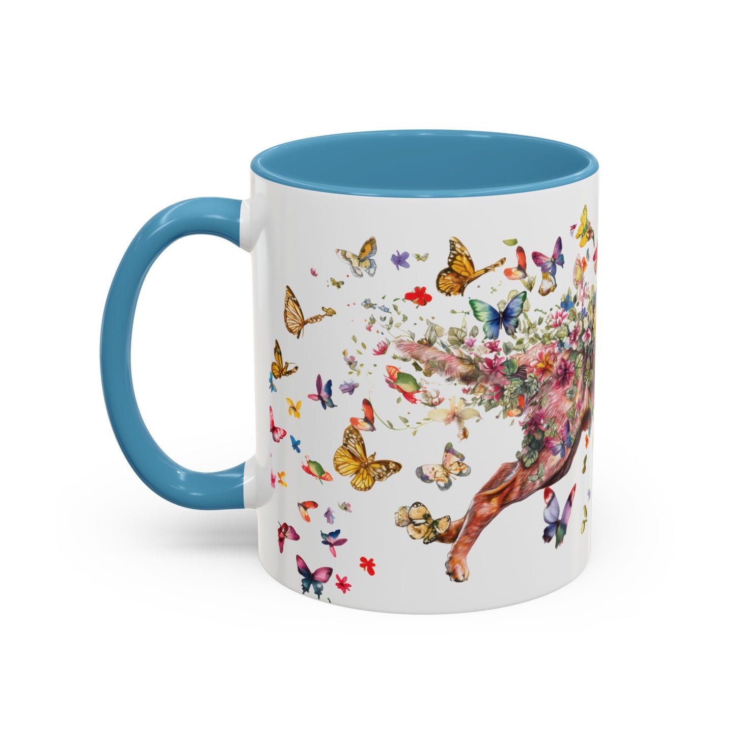 Red Heeler (Cattle dog) Personalized Accent Mugs, 11oz