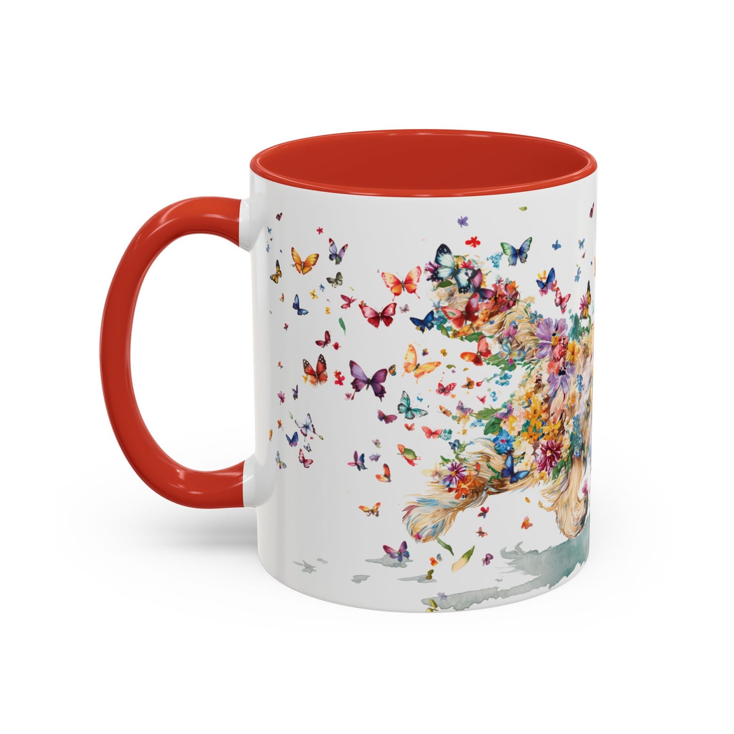 Yorkipoo #2 Personalized Accent Mugs, 11oz