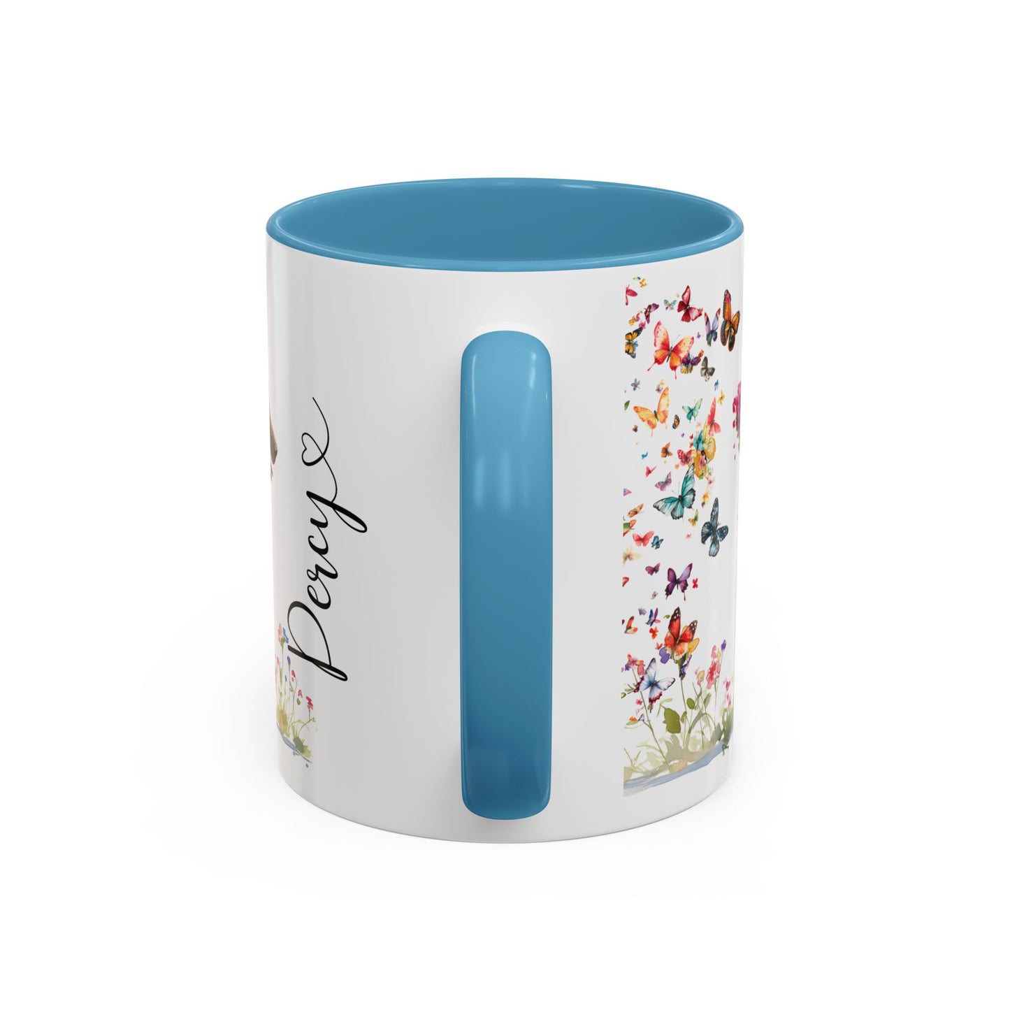 Curly Coated Retriever #1 Personalized Accent Mugs, 11oz