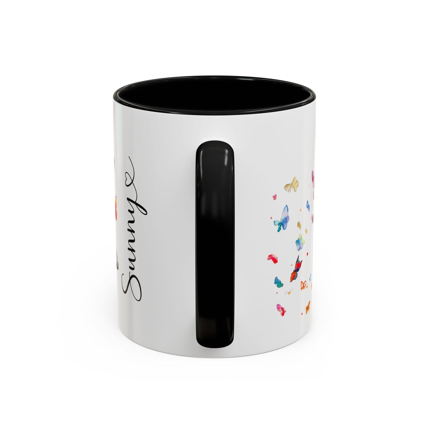 Poodle, Silver Personalized Accent Mugs, 11oz