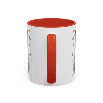 British Blue Cat #1 Personalized Accent Mugs, 11oz