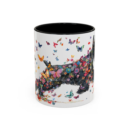 Giant Schnauzer Personalized Accent Mugs, 11oz