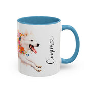 American Eskimo Personalized Accent Mugs, 11oz
