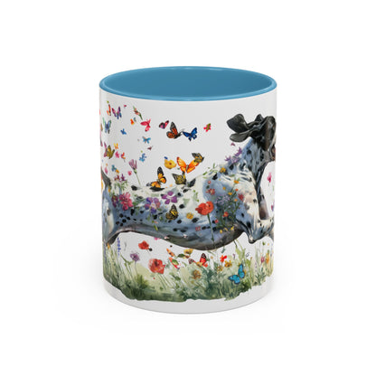 English Pointer #1  Personalized Accent Mugs, 11oz