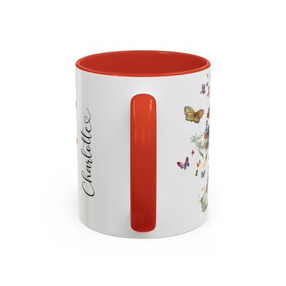 Australian Shepherd Blue Merle Personalized Accent Mugs, 11oz