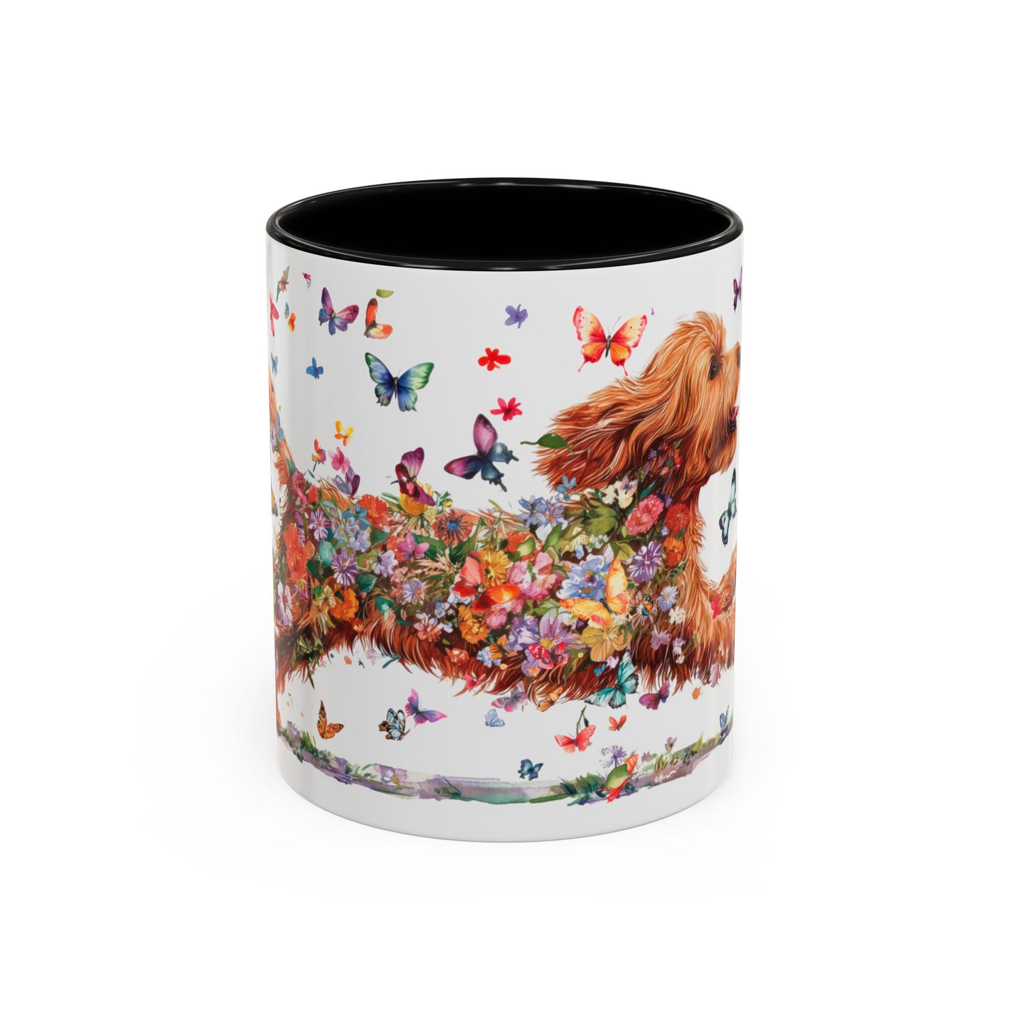 Cockapoo/Cavapoo/Cavoodle #2 Living my best life, Accent Mugs, 11oz