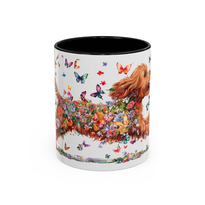 Cockapoo/Cavapoo/Cavoodle #2 Living my best life, Accent Mugs, 11oz