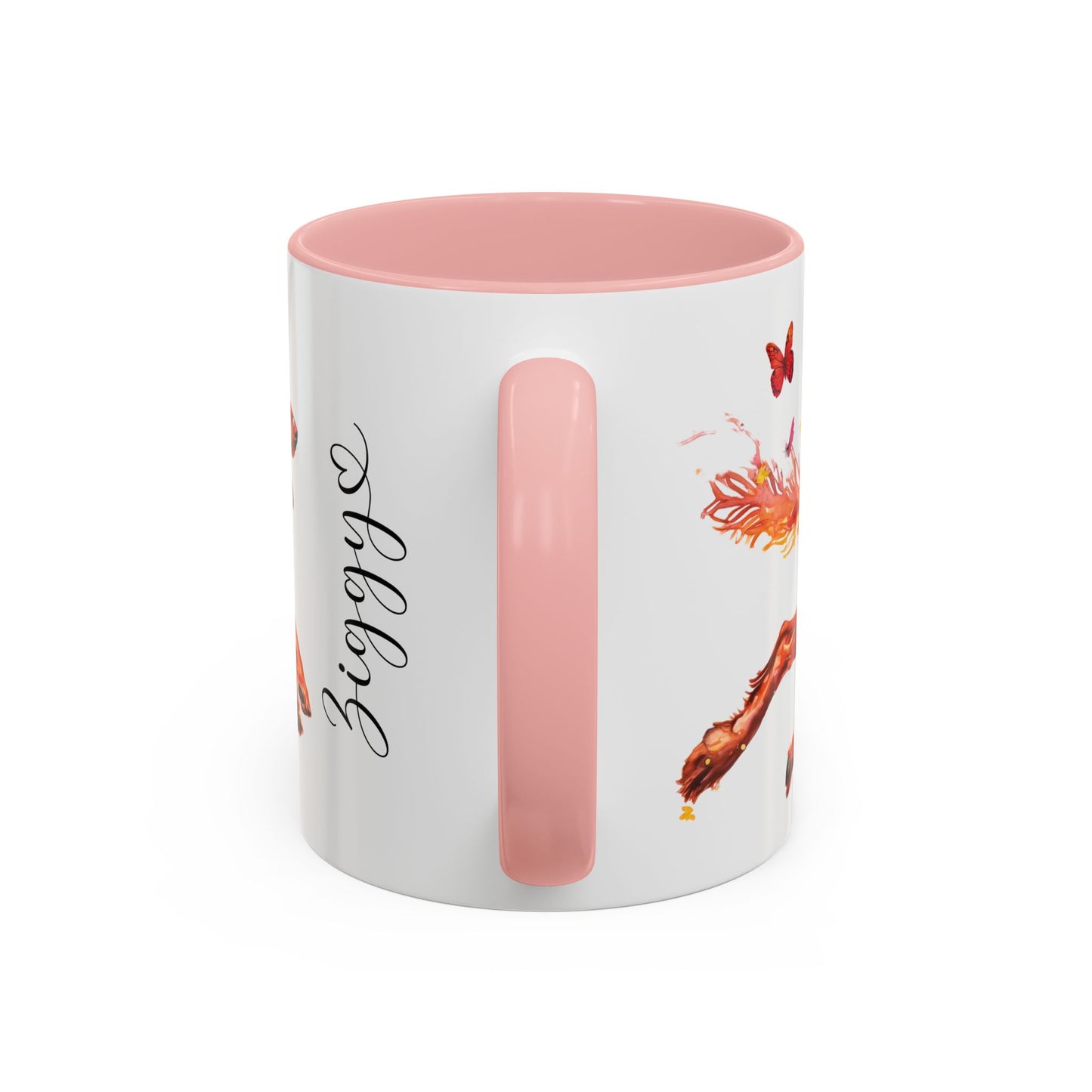 Irish Setter Personalized Accent Mugs, 11oz