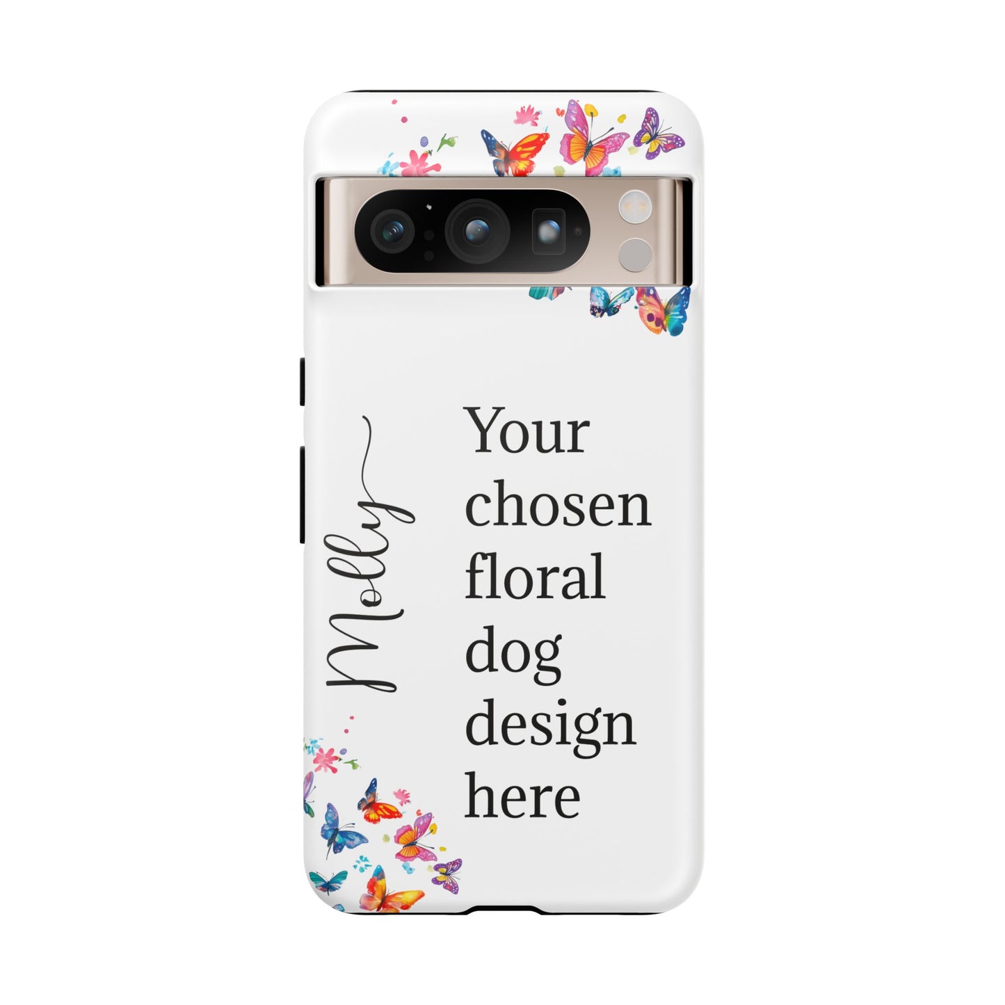 Phone Case, Personalized from ANY OF OUR DESIGNS - White case
