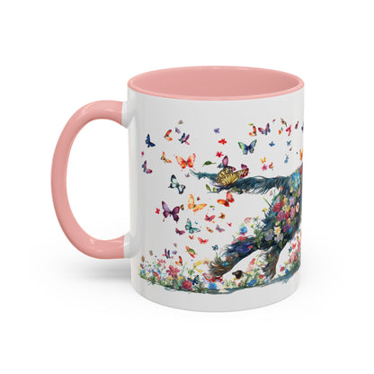 Gordon Setter Personalized Accent Mugs, 11oz