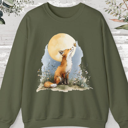 Fox & Butterfly #3 Unisex Sweat Shirt.