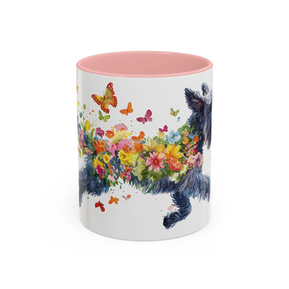 Giant Schnauzer Personalized Accent Mugs, 11oz