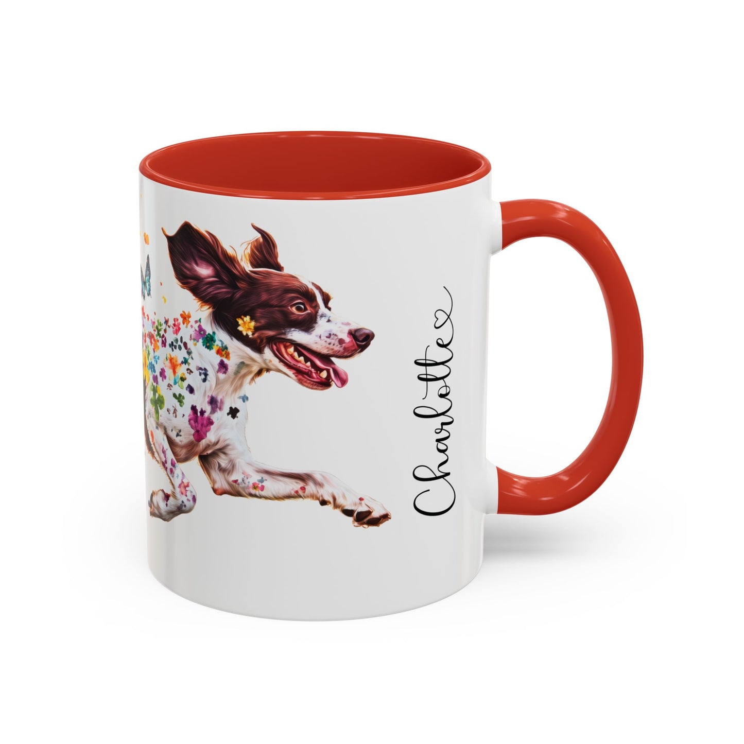 American Brittany #2 Personalized Accent Mugs, 11oz