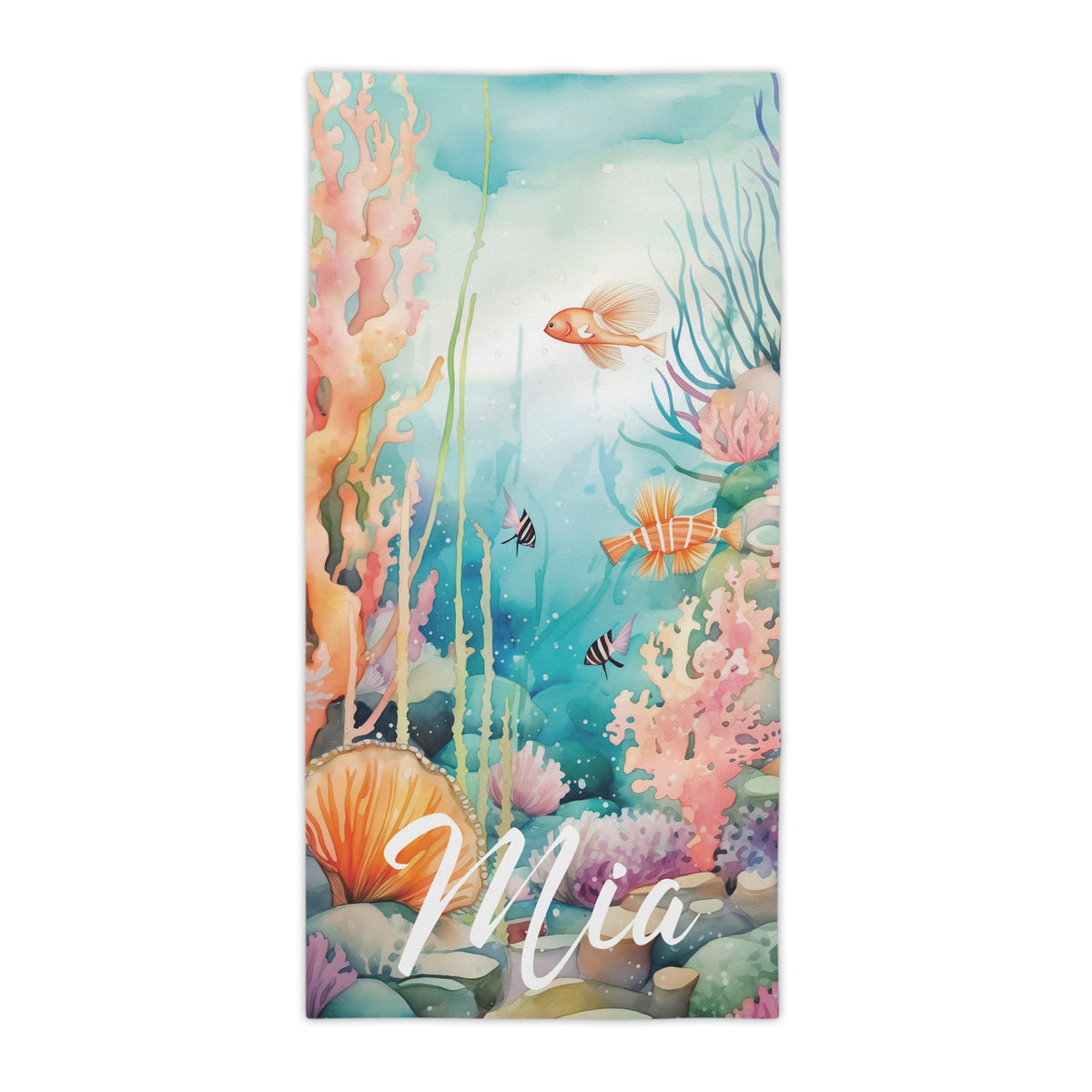 Coral reef #1 Personalised Beach Towels
