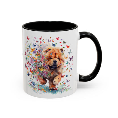 Chow Chow #6 Personalized Accent Mugs, 11oz