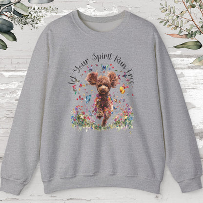 Cavapoo/Cavoodle Let your spirit run free, Sweatshirt