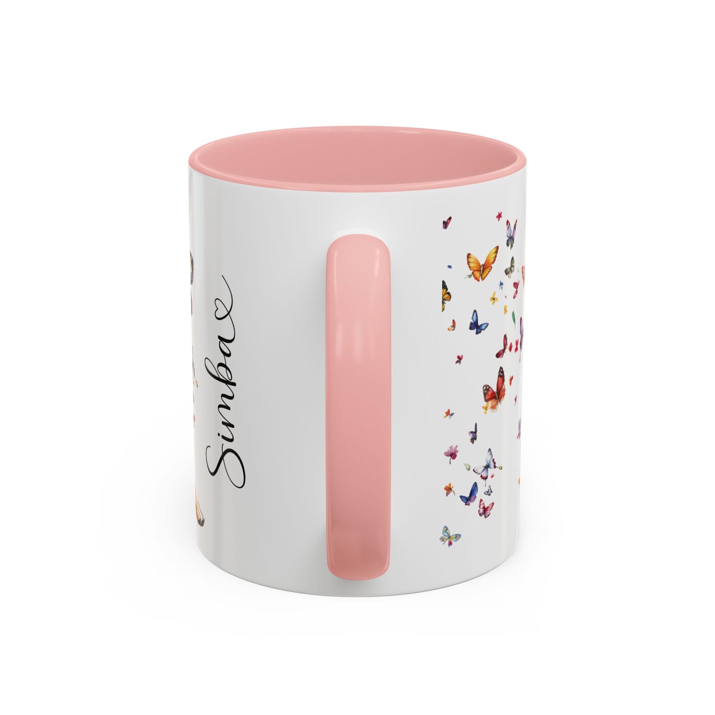 Shiba Inu #2 Personalized Accent Mugs, 11oz
