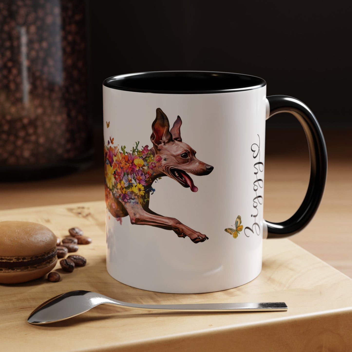 Xoloitzcuintle Personalized Accent Mugs, 11oz