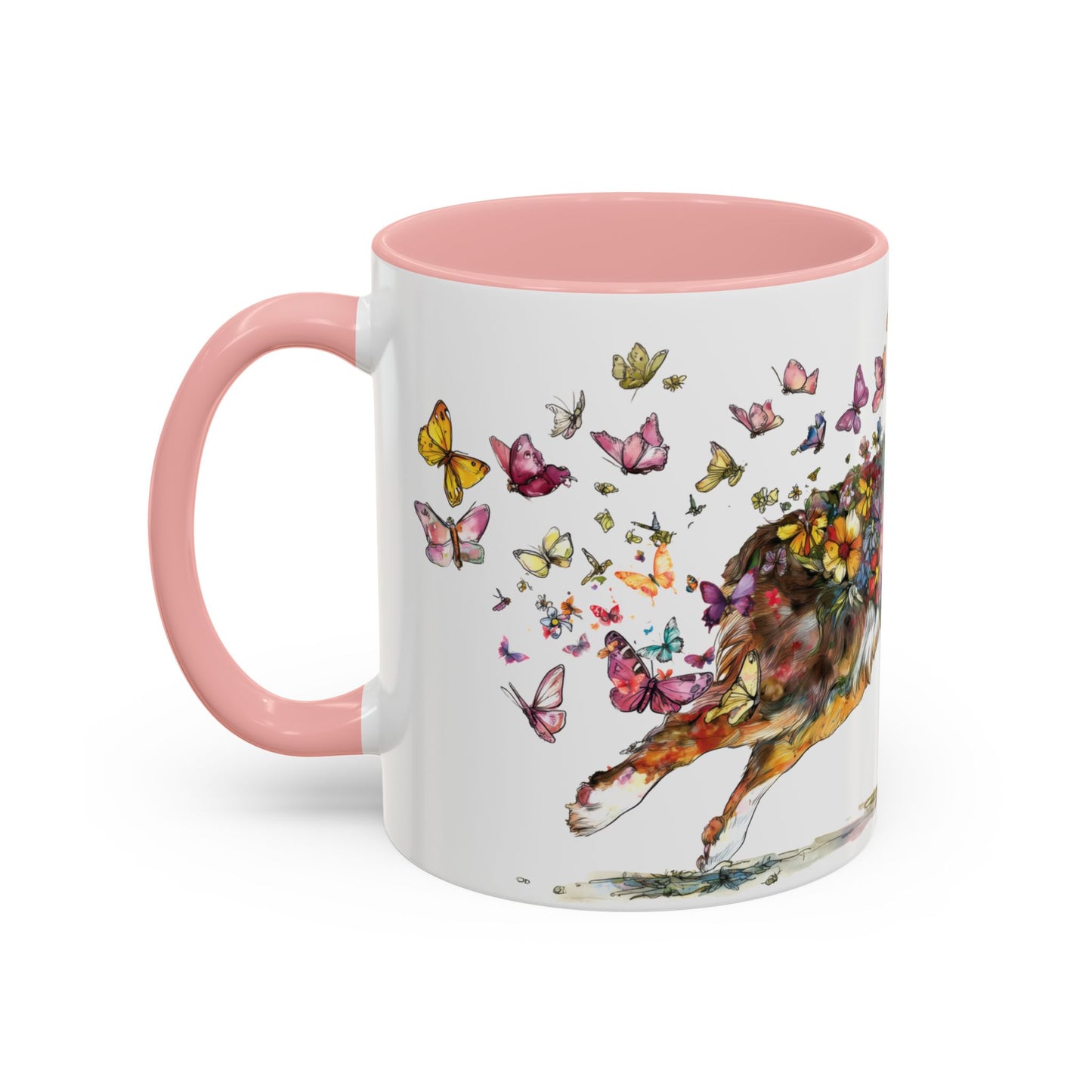 Australian Shepherd (Docked) #2 Personalized Accent Mugs, 11oz