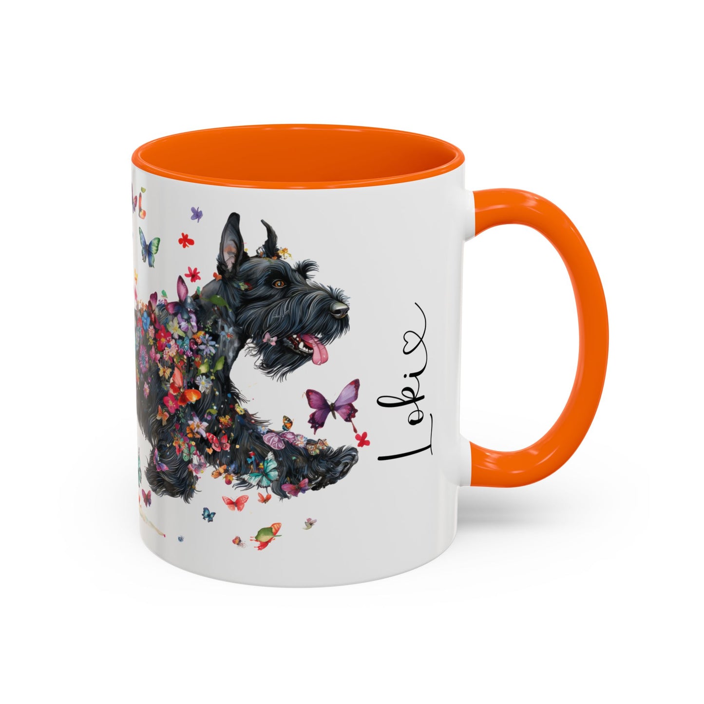 Giant Schnauzer Personalized Accent Mugs, 11oz