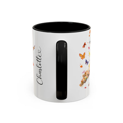 Otterhound Personalized Accent Mugs, 11oz