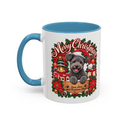 Pumi #2 Merry Christmas, personalised accent colour 11oz mug