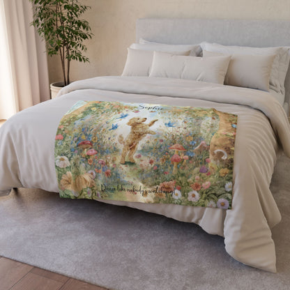 Cockapoo #1 Dancing Mystical Forest Personalised Blanket