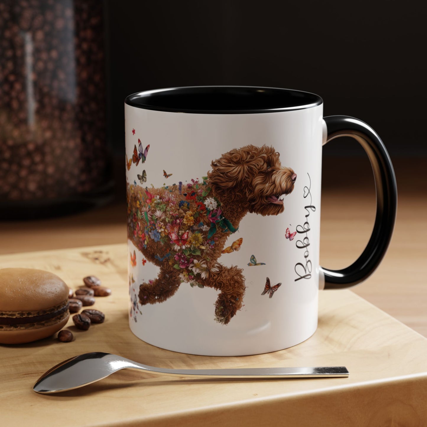Lagotto Romagnolo #2 Personalized Accent Mugs, 11oz