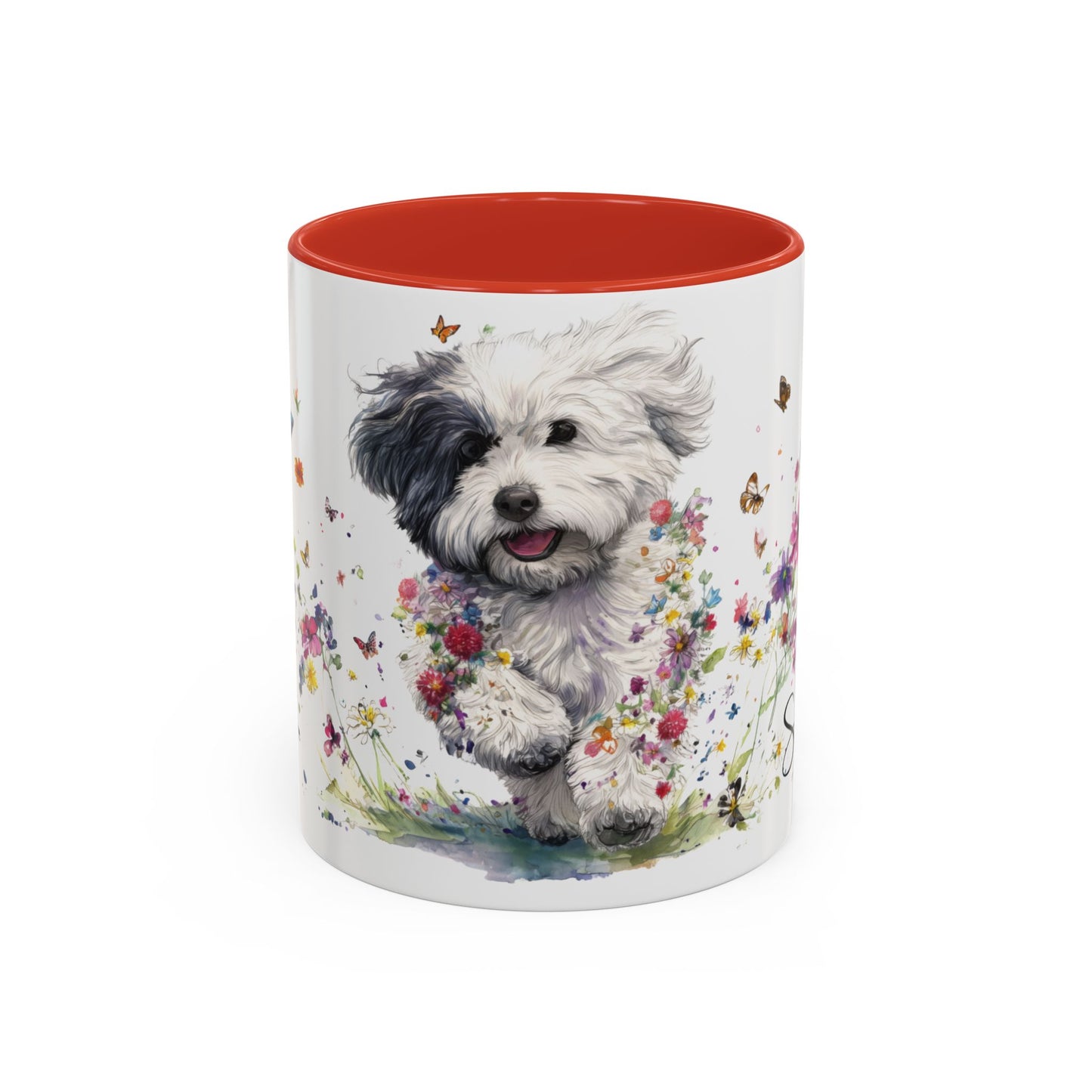 Cotton de Tulear Personalized Accent Mugs, 11oz