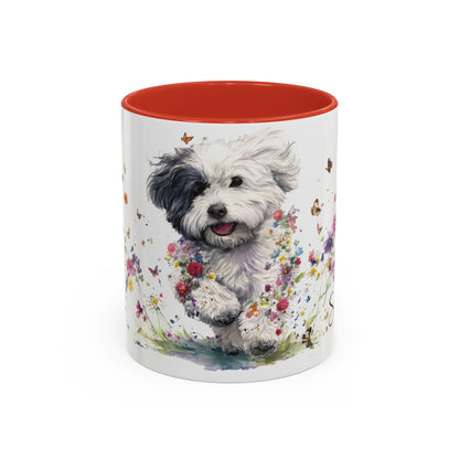 Cotton de Tulear Personalized Accent Mugs, 11oz