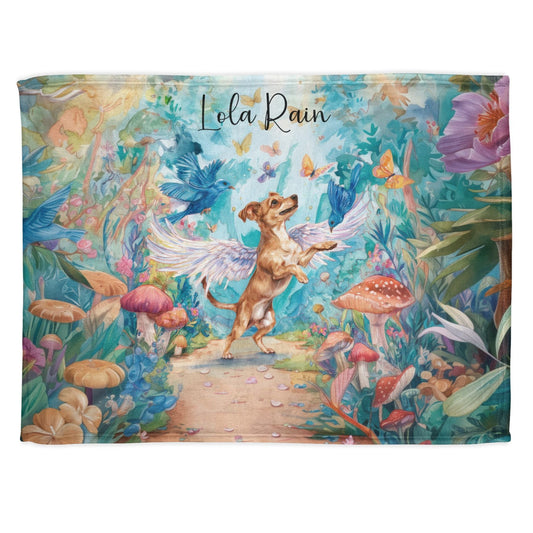 Angel Chiweenie Personalised Blanket