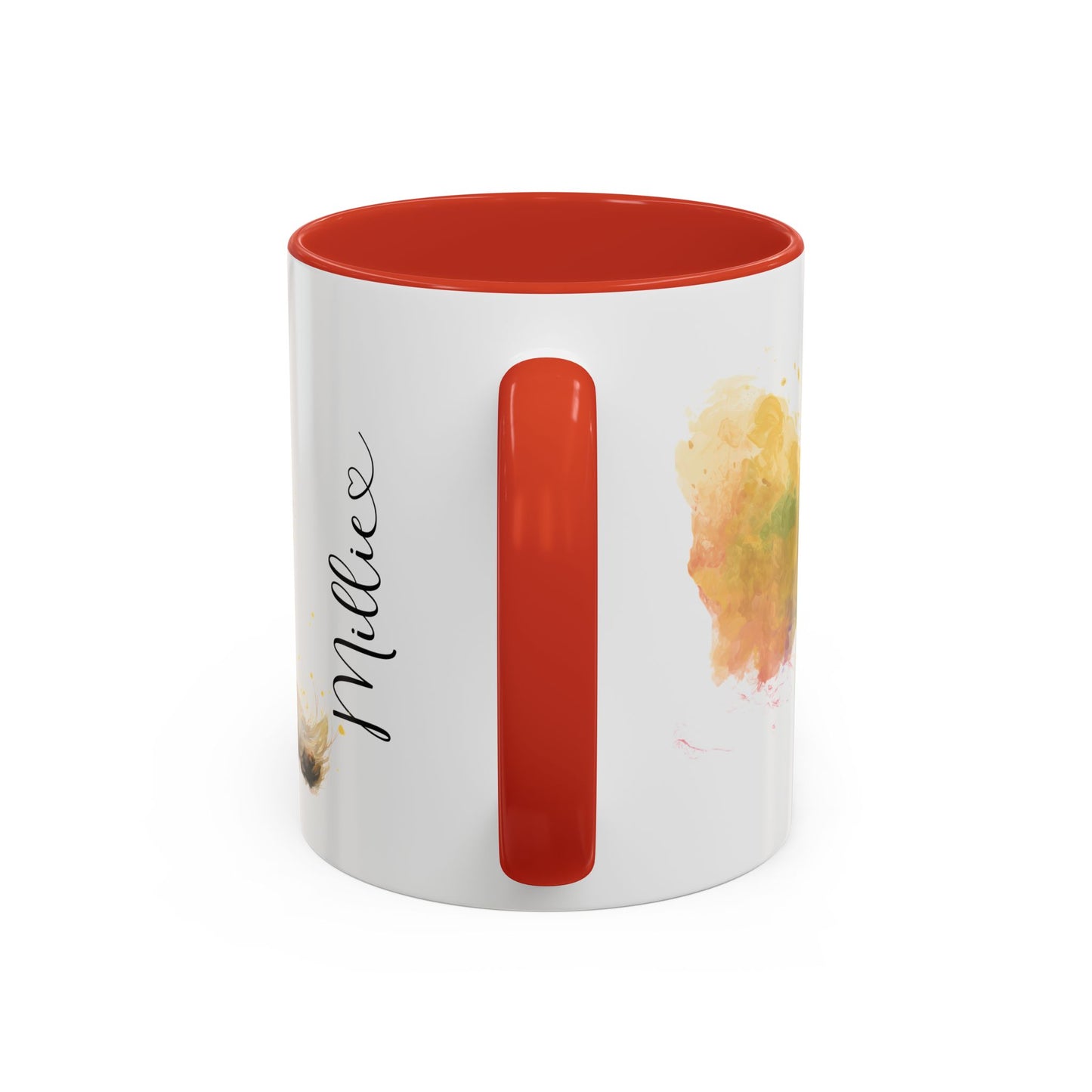 Maltese Paint Colourful Personalised Accent Mugs, 11oz